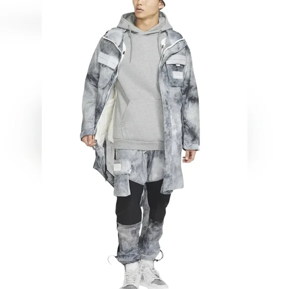 Nike Jordan 23 Engineered printed 2 in 1 Mens parka. Size M - Picture 6 of 10